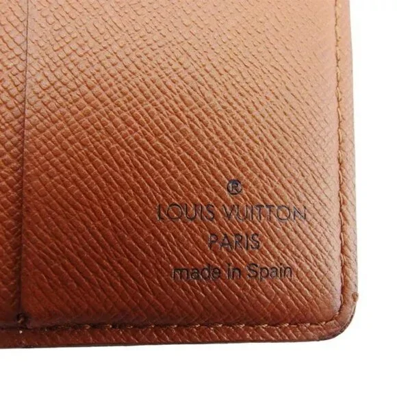 LOUIS VUITTON Bifold Billfold Monogram Authentic Used